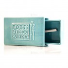 Stoneware Faience Matchbox with Slate - Blue - Por Ti Perco a Cabeça Stoneware Faience Matchbox with Slate - Blue - Por Ti Perco a Cabeça