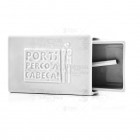 Stoneware Faience Matchbox with Slate - White - Por Ti Perco a Cabeça Stoneware Faience Matchbox with Slate - White - Por Ti Perco a Cabeça