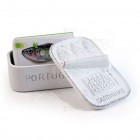 Stoneware Faience Sardine Can - White - Por Ti Perco a Cabeça Stoneware Faience Sardine Can - White - Por Ti Perco a Cabeça