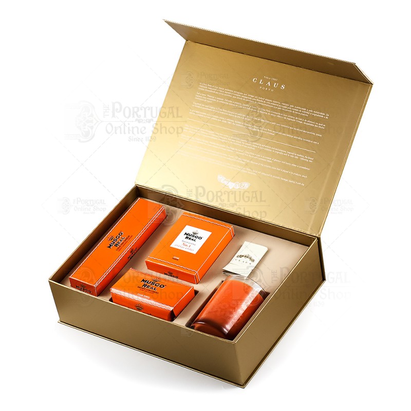musgo real big collection gift box orange amber claus porto
