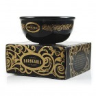 Antiga Barbearia de Bairro Black and Gold Porcelain Shaving Bowl Antiga Barbearia de Bairro Black and Gold Porcelain Shaving Bowl
